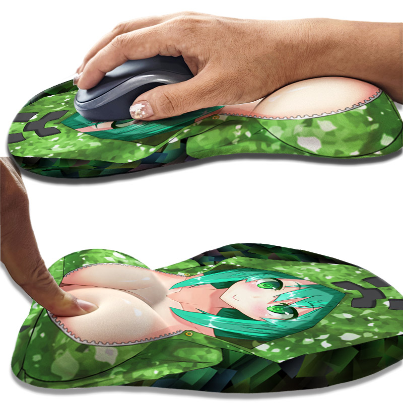 Pc Gaming Fullset - Alas Mouse Mosaik Gadis Anime Gaya