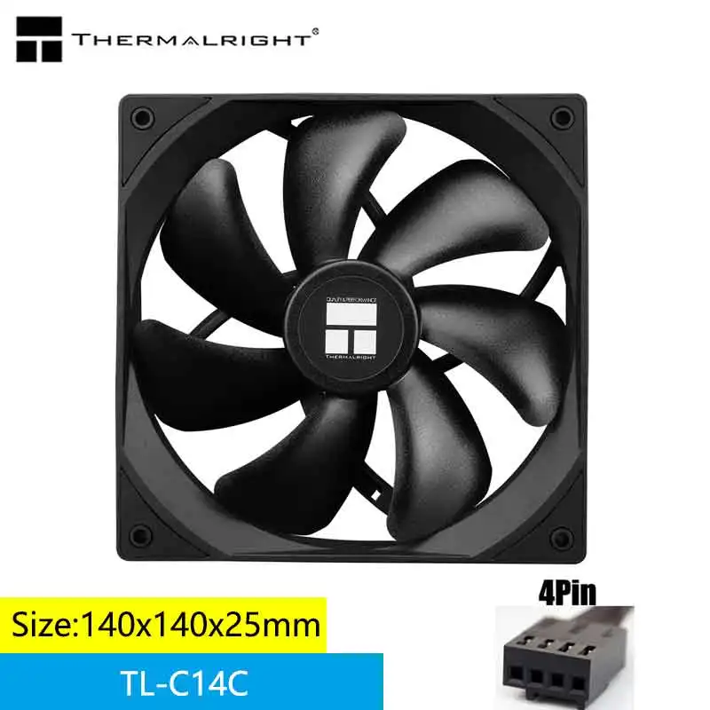 Pc Gaming Liquid - Thermalright TL-C14CW/14C-S 14Cm Kipas Pendingin 5V