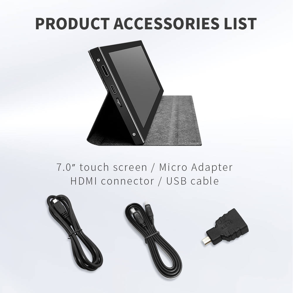 Pc Gaming Fullset - Panel Layar Sentuh LCD 7 Inci