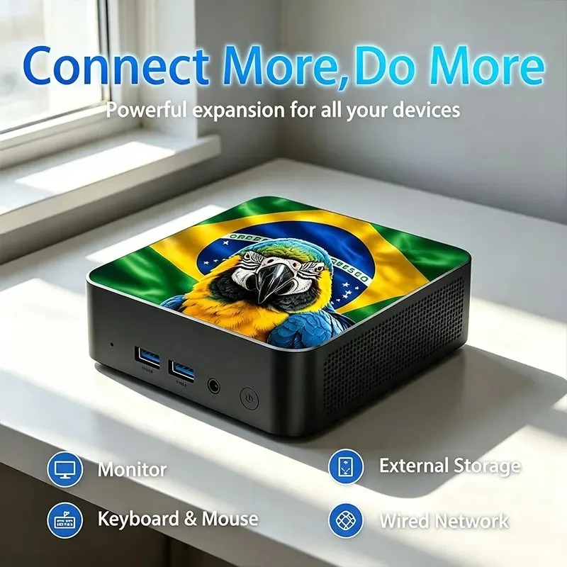 Mini PC Bendera Meksiko Brasil - Pc Gaming Intel ulasan dan harga