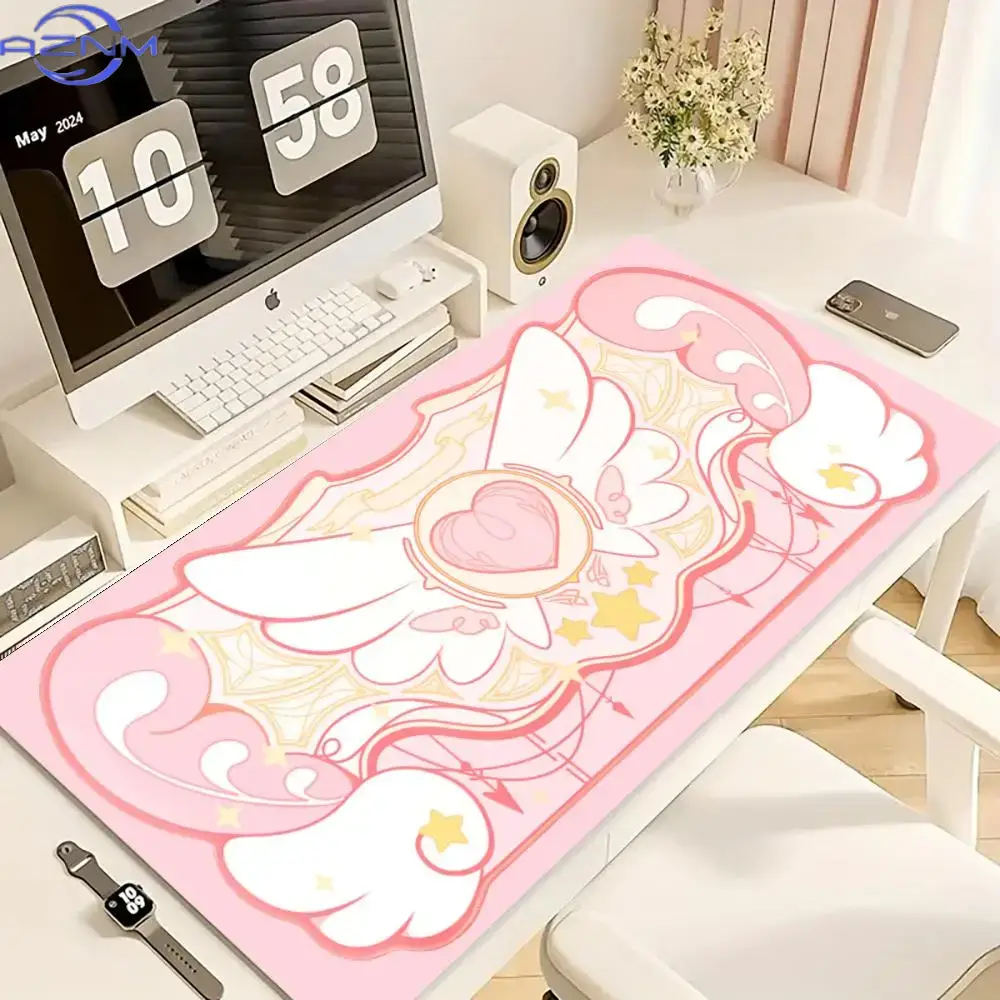 Alas Mouse Besar Bermotif Ajai - Pc Gaming Pink ulasan dan harga