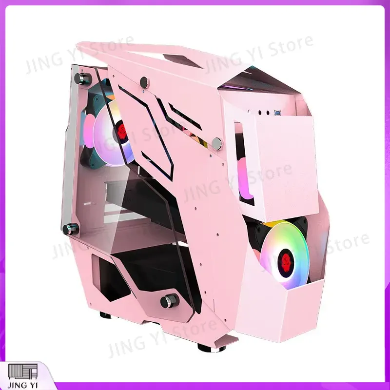 Casing PC Gaming Mini ITX ATX  - Pc Gaming Pink ulasan dan harga