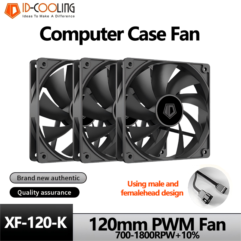 ID-COOLING XF-120-K Kipas Casi - Pc Gaming Liquid ulasan dan harga